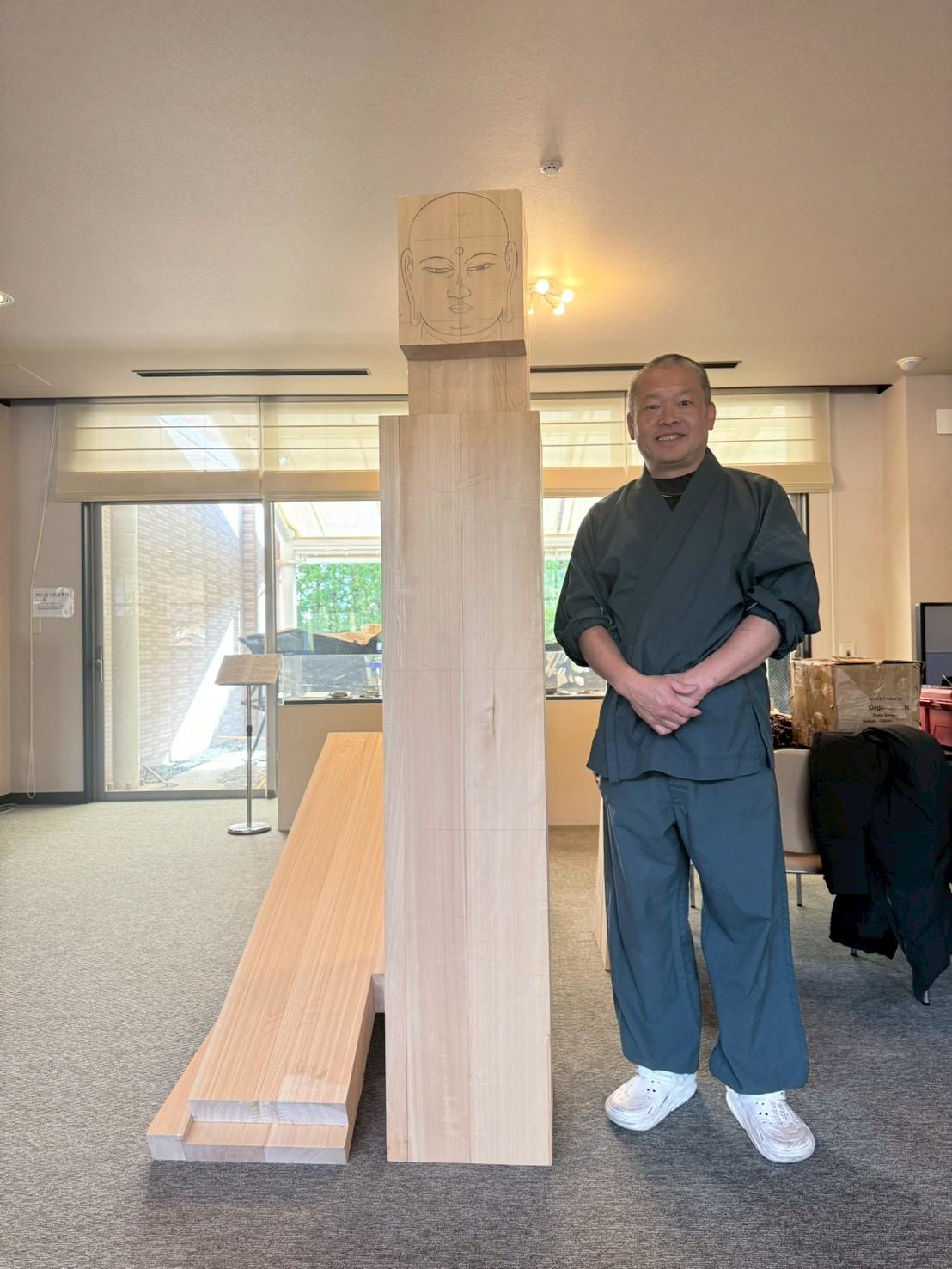 Kṣitigarbha Bodhisattva - Moving to Bukkyo University Museum 2